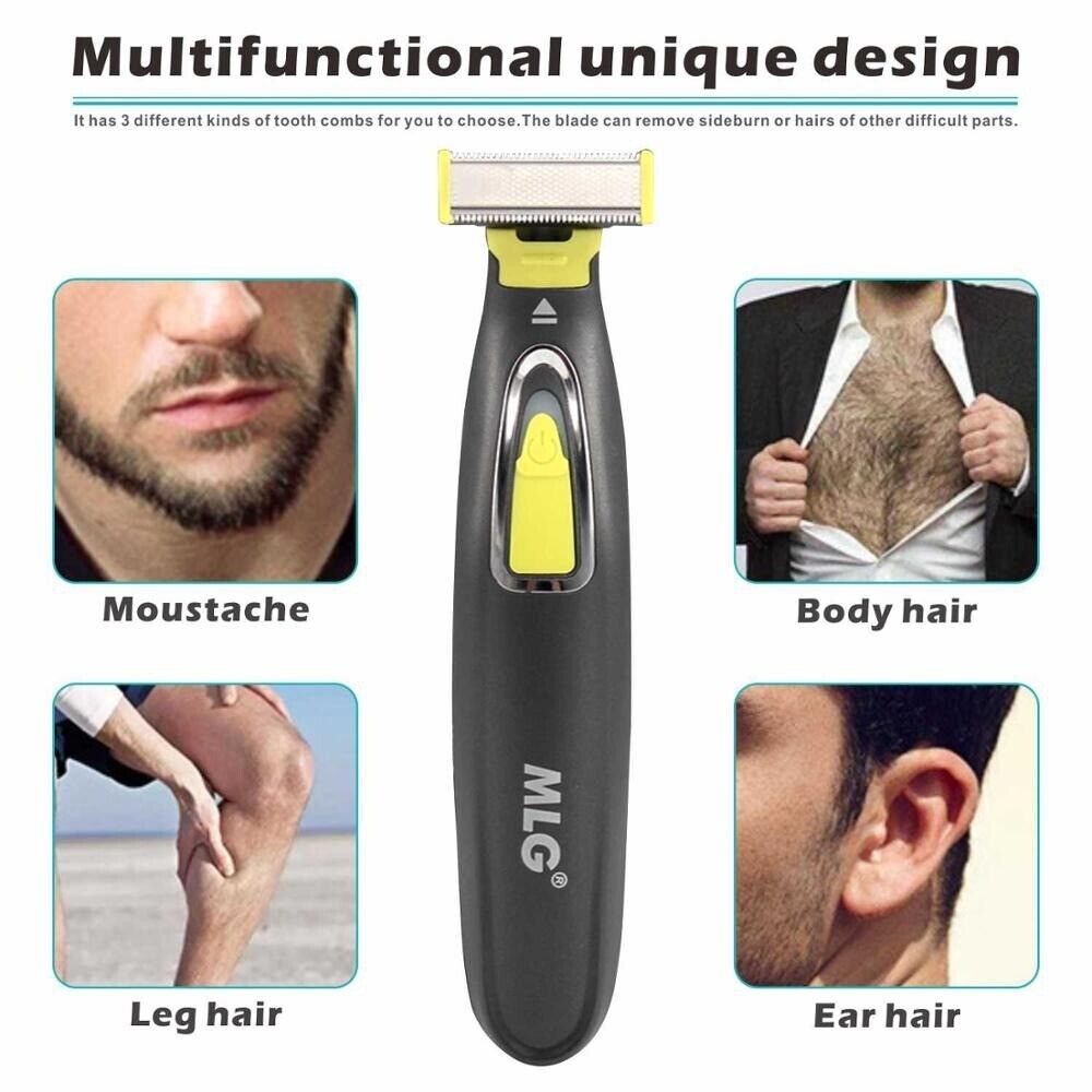 One Blade Hybrid Electric Trimmer Shaver USB Rechargeable Waterproof Shaver