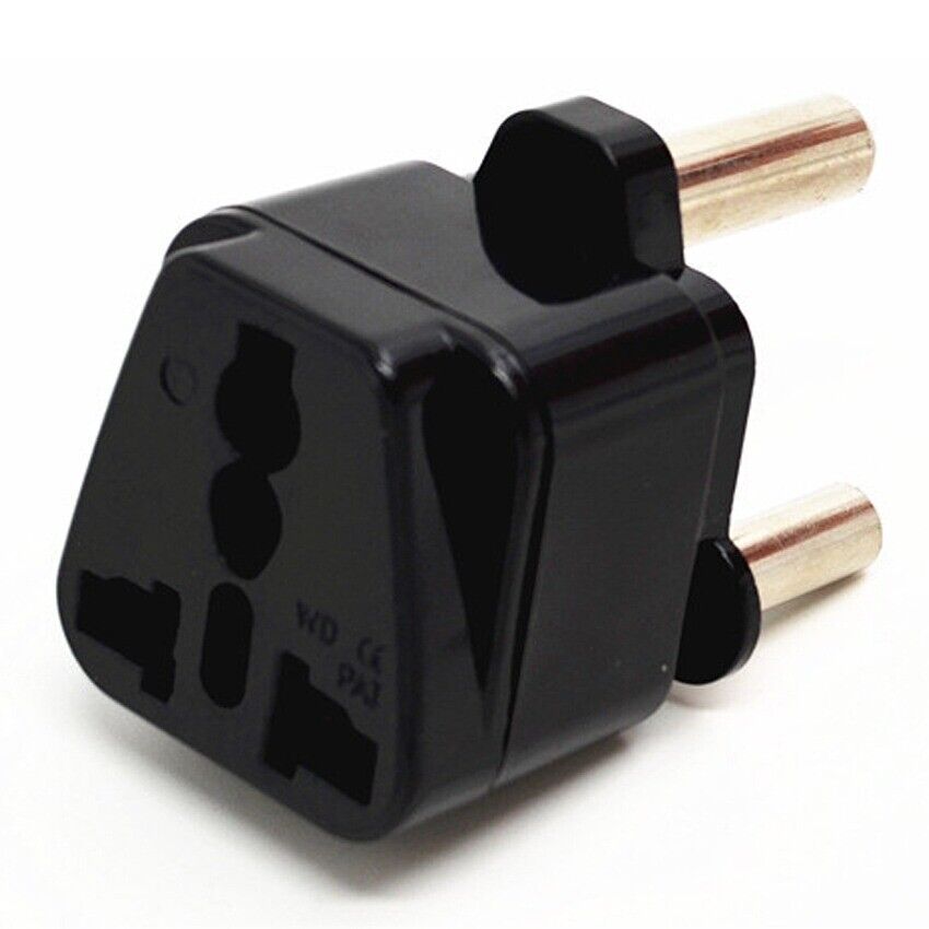 3 Pin Universal Travel Adapter UK EU US AU to South Africa India Nepal