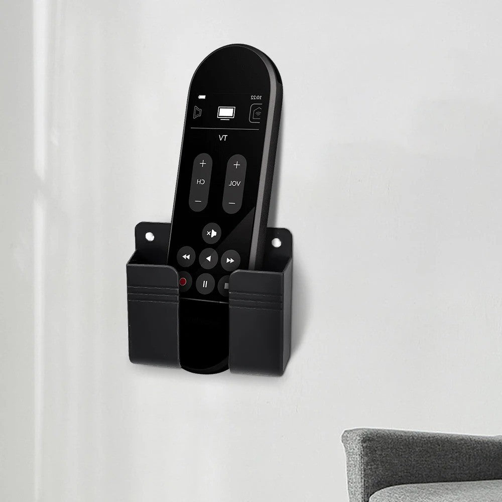 Wall Mounted Phone Holder Multifunction Punch Free Organizer TV Remote Control