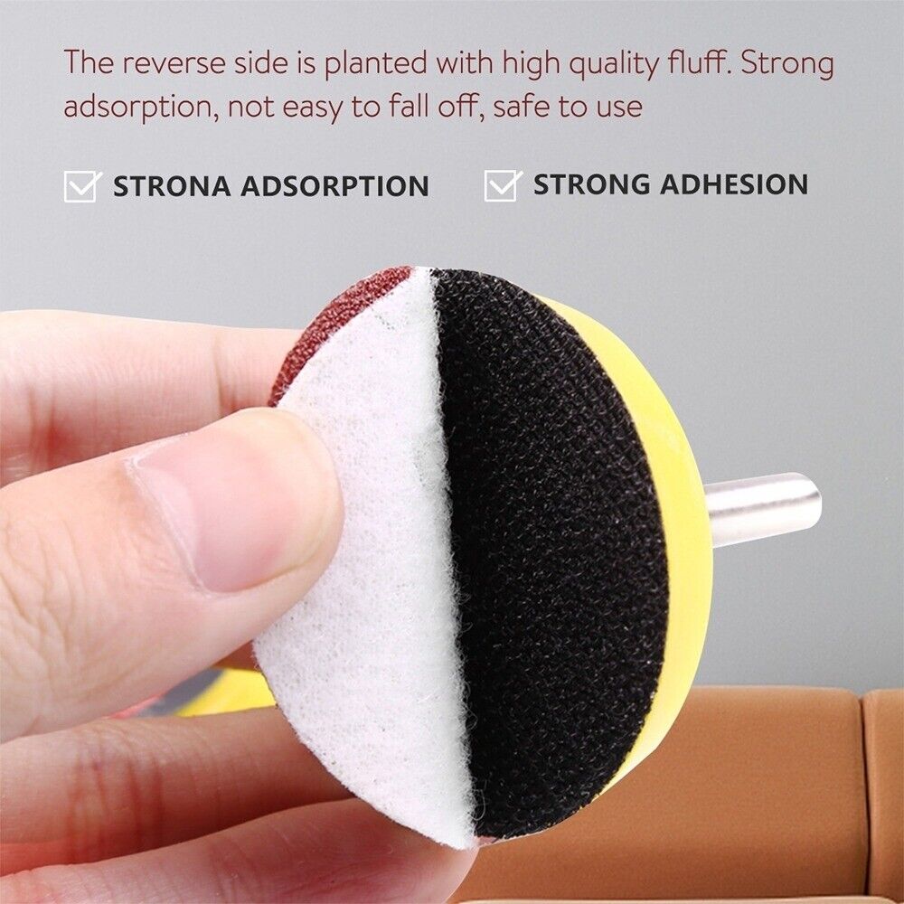 Round Sandpaper Disc 1x 50mm Sand Sheets 80-3000 Grit Sanding Disc Polishing