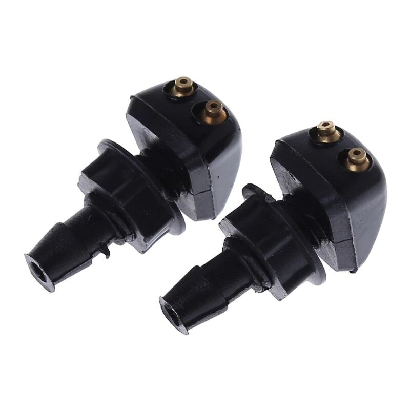 2x Car Front Windscreen Universal Washers Wiper Nozzle Water Spray for VW Volvo