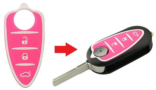 Car Key Button Pad Replacement for Alfa Romeo GTO 159 Mito Giulietta
