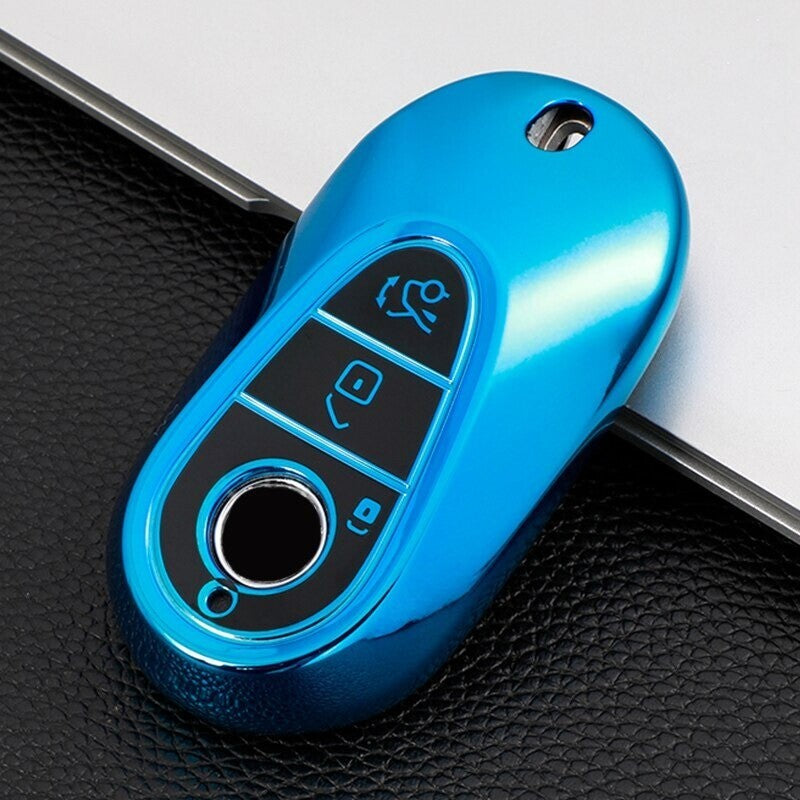 Key Case Cover for Mercedes Benz 2021 C S Class W223 W206 S350L S400L TPU Case