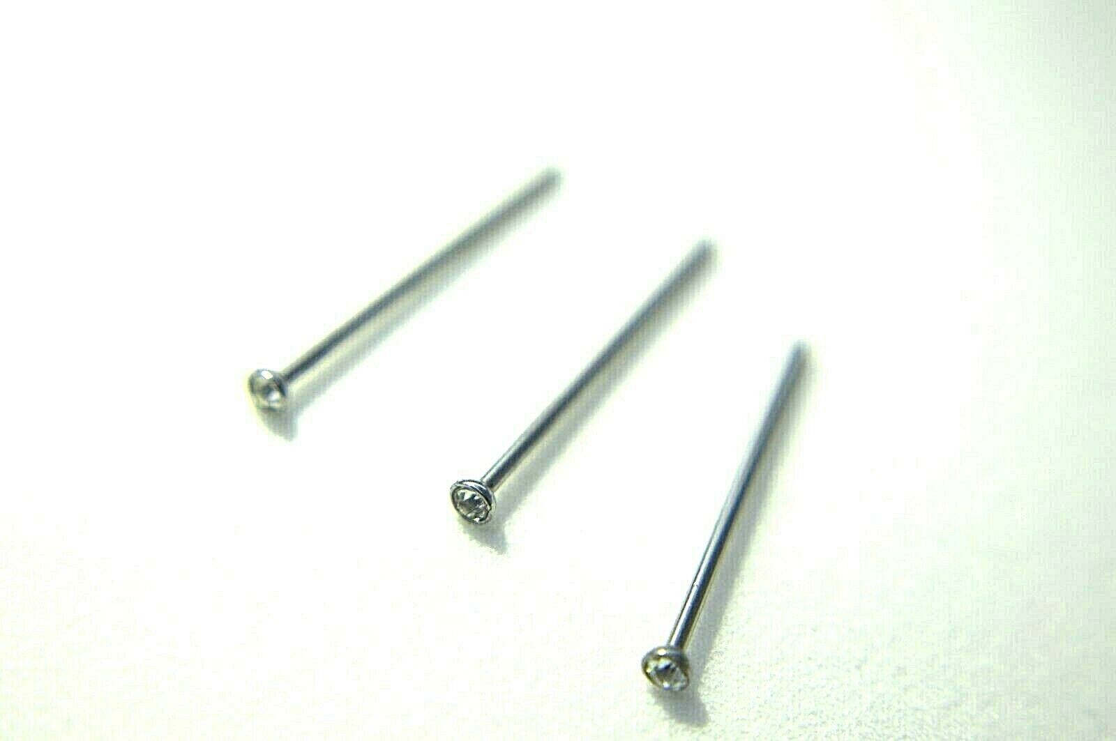 New Crystal Surgical Steel Nose Stud