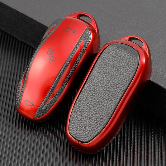 TPU Smart Key Fob Case Cover Protector for Tesla Model S 3 X