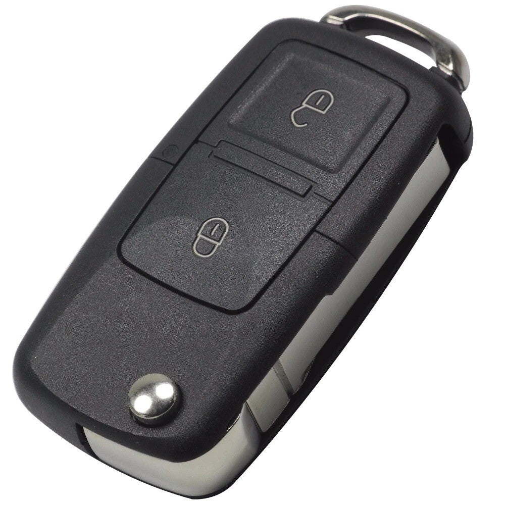 2 Button Key Shell Replacement for VW Golf MK4 Passat Bora Polo Sharan