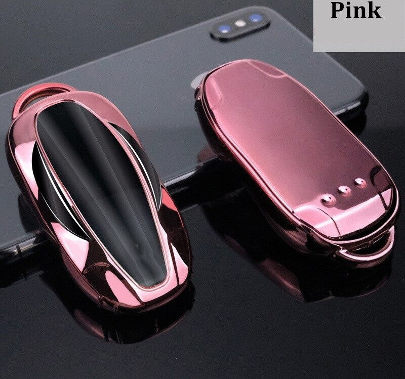 3 Button Remote Key Fob Case Cover for Tesla Model 3 S X