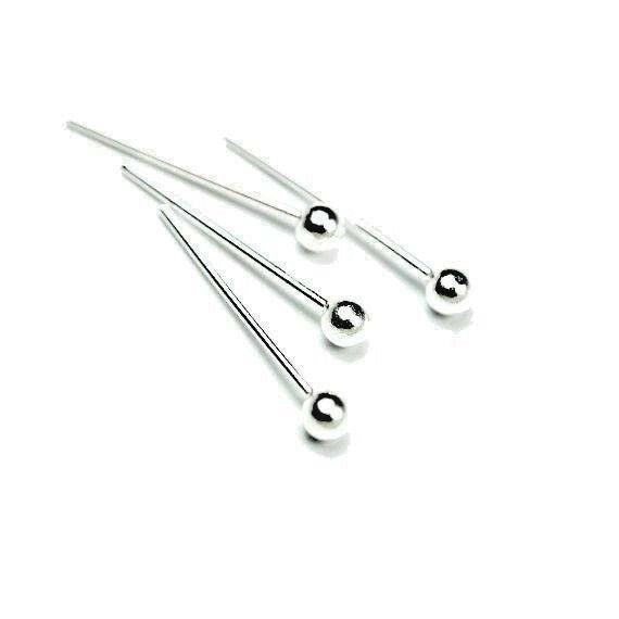 Brand New 925 Sterling Silver Ball Nose Stud (2mm) Body Piercing Jewellery