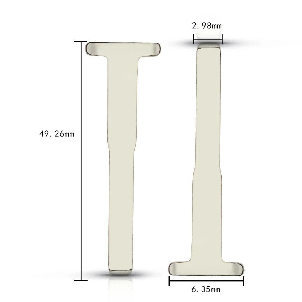 Blank Key Blade Smart Prox Key Insert fits Ford Edge Explorer F150 Fusion