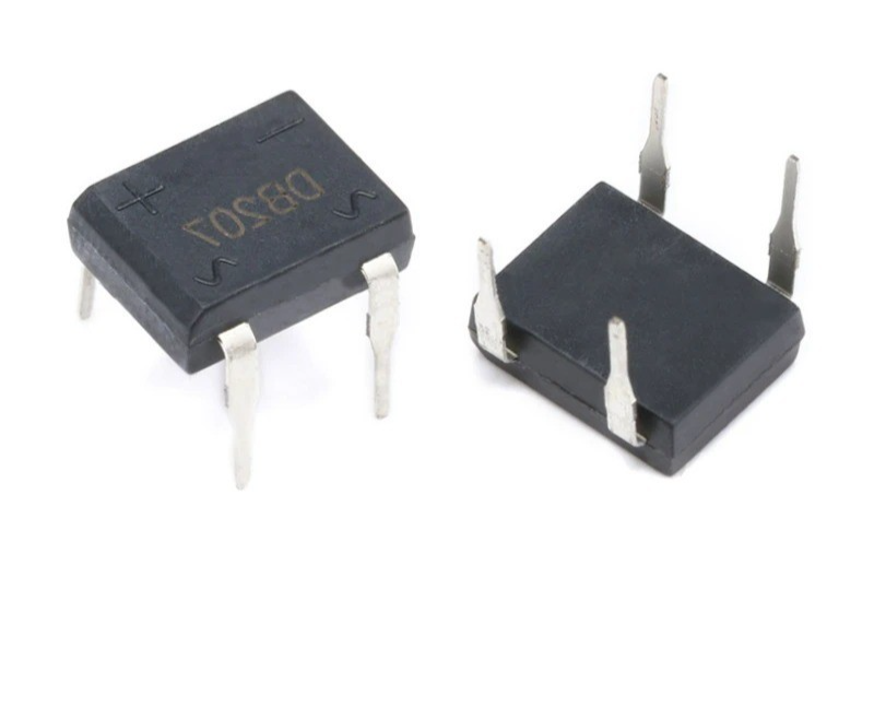 1x DB207 Bridge Rectifier DIP4 1000V 2A DB207S Power Diode Rectifiers Electronic
