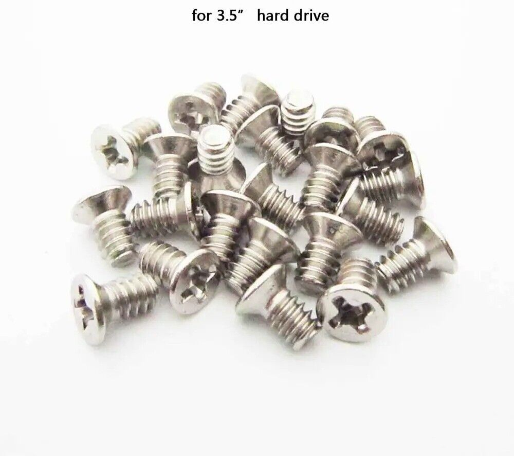 20x 3.5' Hard Drive HDD Caddy Hot Swap Server Tray Mount Screws 6-32x8 6-32x5