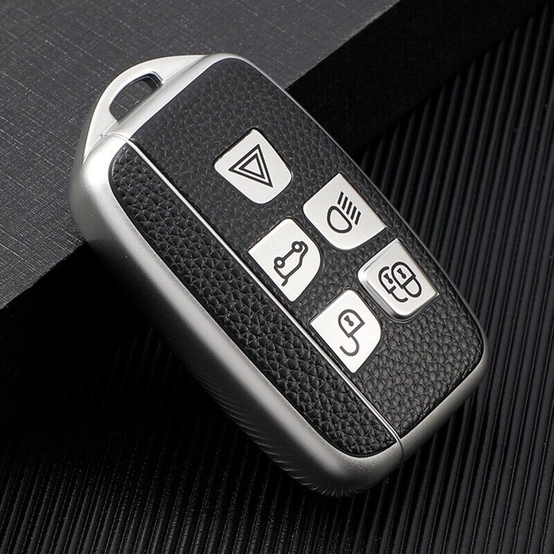 Land Rover Range Rover Jaguar TPU Leather Remote Key Fob Key Case