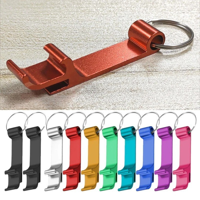 1x Beer Bottle Opener Keychain Bottle Opener Keychain Random Colour Key Ring