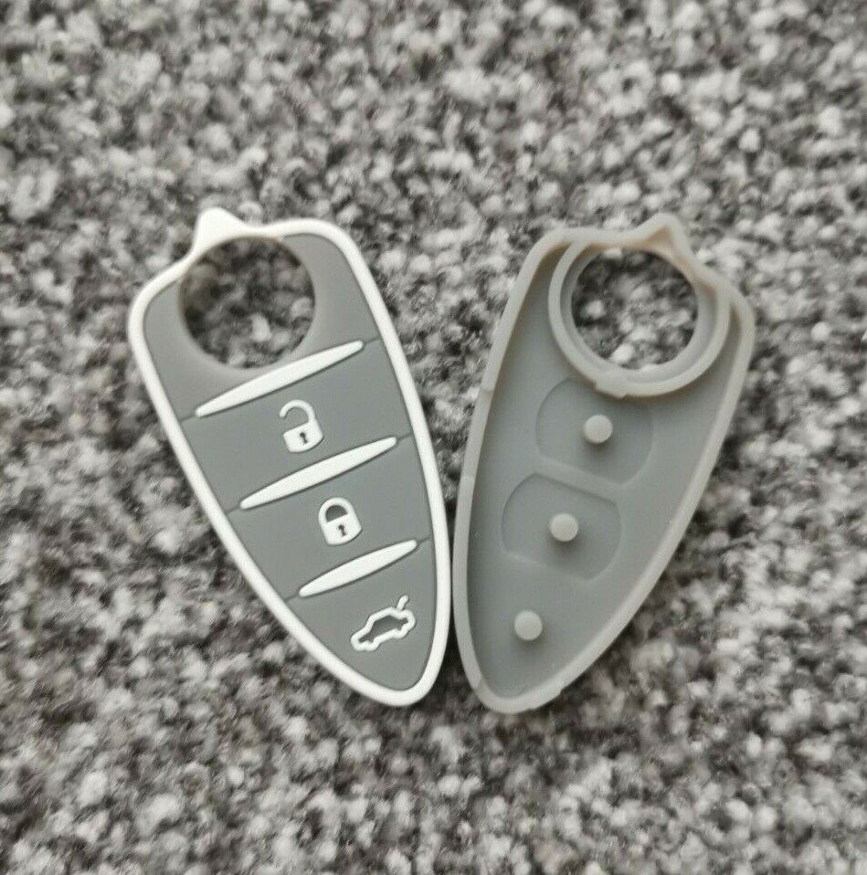 3 Button Remote Key Fob Rubber Pad Repair for Alfa Romeo  GTO 159 Mito Giulietta