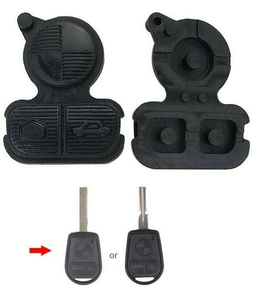 3 Button Rubber Pad Insert Replacement Repair for BMW