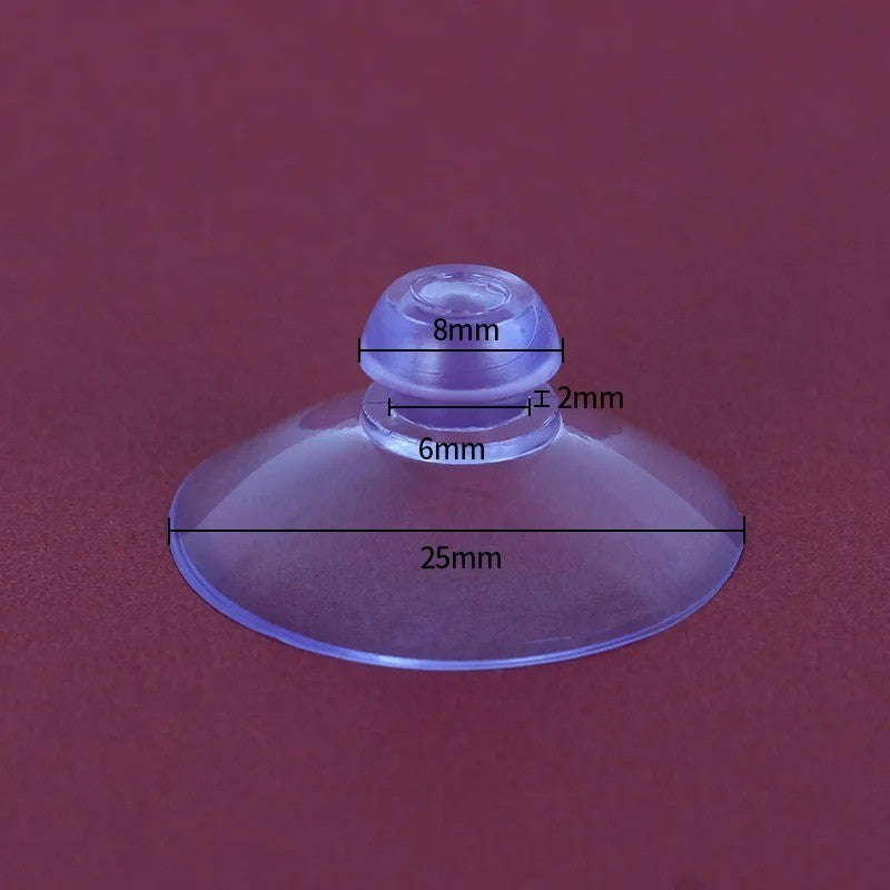 4x Suction Cups Small 25mm Diameter for Kitchen Bathroom Car Window
