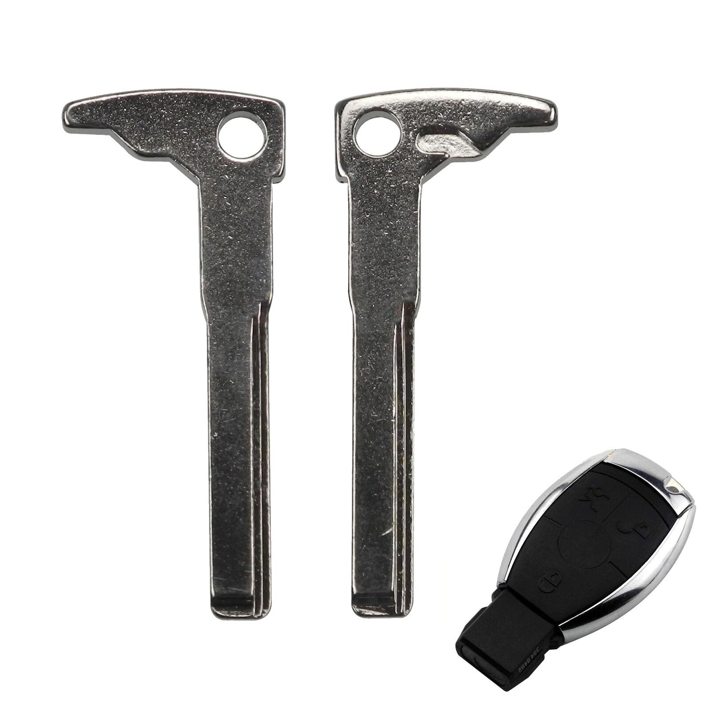 Uncut Blade Key Replacement for Mercedes Benz A E S G CLK SLK ML Class