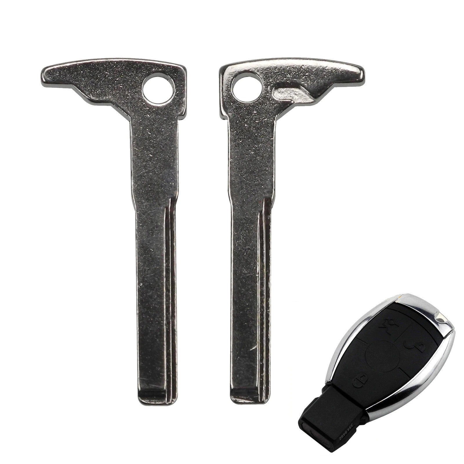 Uncut Blade Key Replacement for Mercedes Benz A E S G CLK SLK ML Class