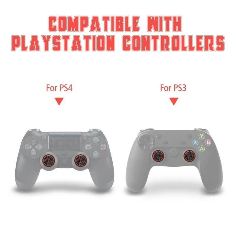 2x Non-Slip Analog Joystick Thumbstick Thumb Stick Grip Caps PS3 PS4 PS5 Xbox