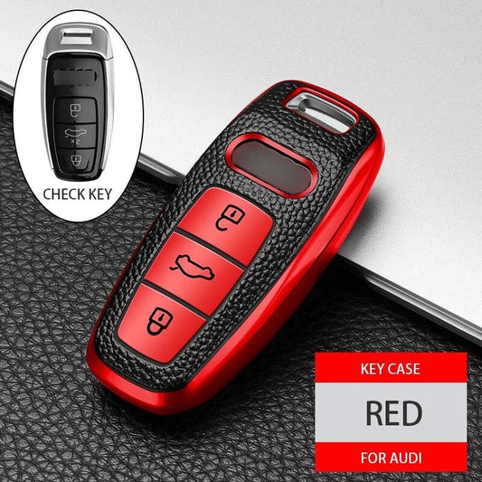 Remote Key Cover Case for Audi A3 A4 B9 A6 C8 A7 S7 4K A8 D5 S8 Q7 Q8 SQ8