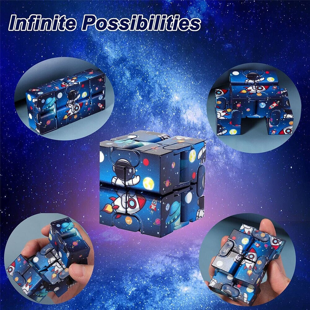 Anti Stress Infinite Cube Flip Puzzle Stress Relief Toy for Adults Kids