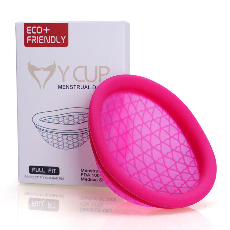 Silicone Menstrual Women's Period Cup Disc 2 Different Sizes and Colours