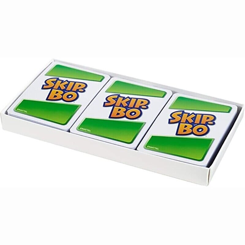 Uno Skip Bo Card Game for Family Kids Birthday Present Gift