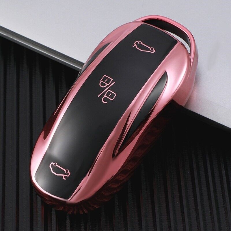 TPU Smart Key Fob Case Cover Protector Tesla Model 3 Y X S 