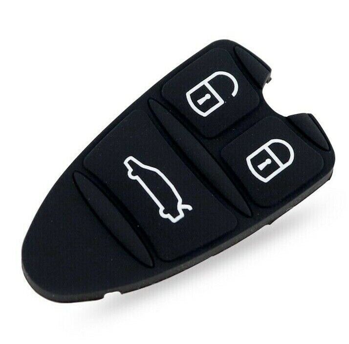 3 Buttons Key Rubber Pad Repair Replacement for Alfa Romeo 156 Brera 159 Spider