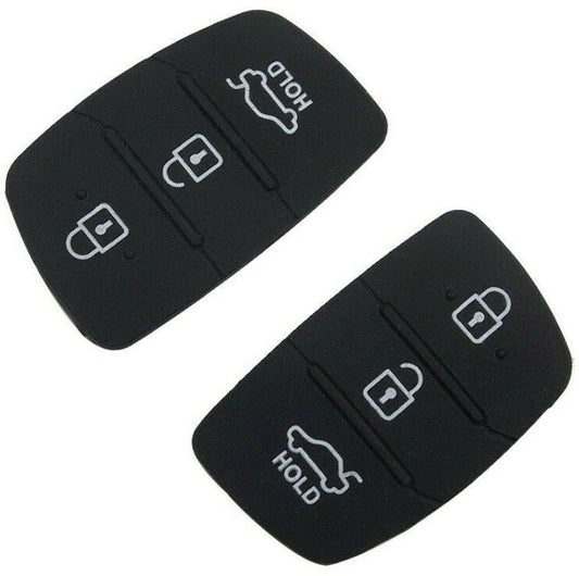 3 Button Car Key Rubber Pad for Hyundai Ix35 Kia Sportage 2016 Rio 