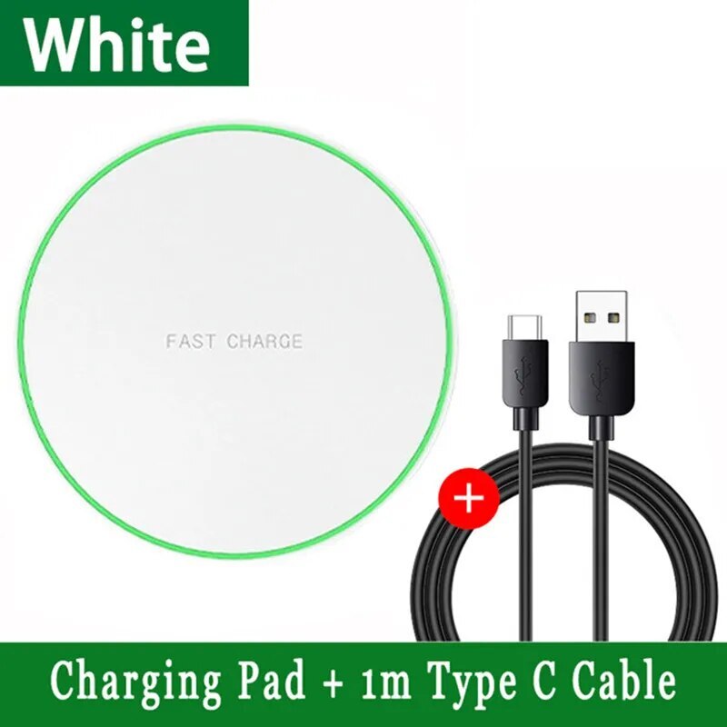 30W Wireless Charger USB C Fast Charging Pad Station for Iphone Samsung Xiaomi