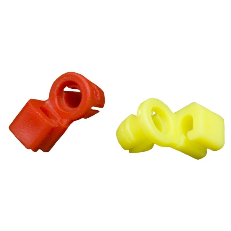 2x Pairs of Car Left and Right Door Side Lock Latch Rod 4mm Size Plastic Clips