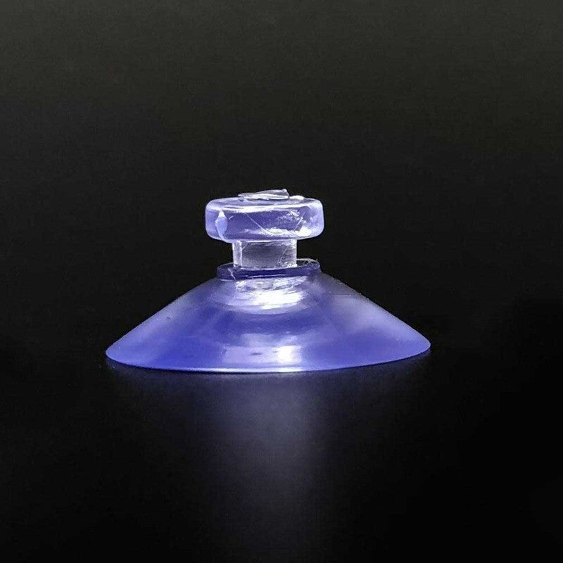 10x Small Clear Sucker Suction Cups Mushroom Head Strong Vacuum Suckers Hooks