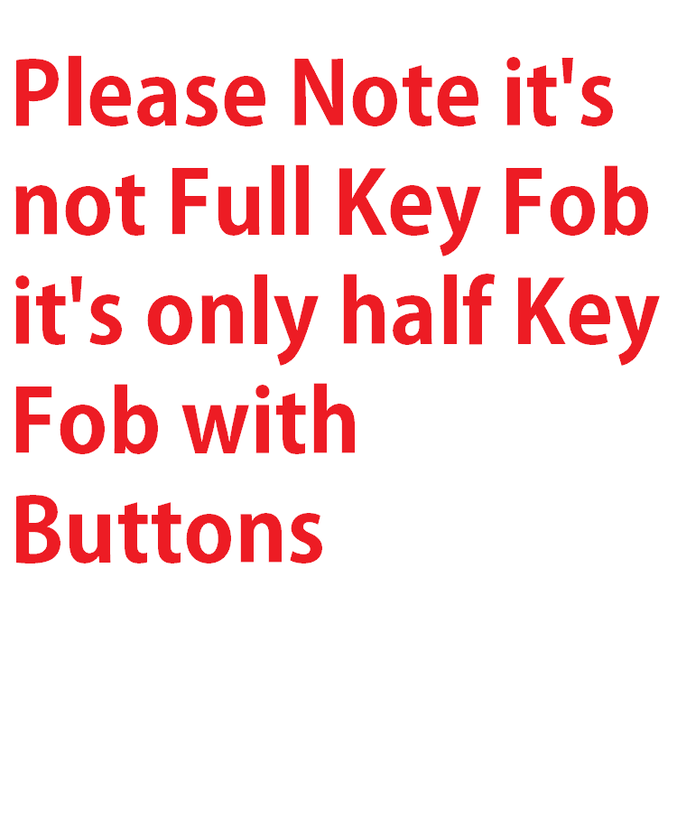 Half Remote Key Fob with Buttons for Peugeot 206 307 207 Citroen C2