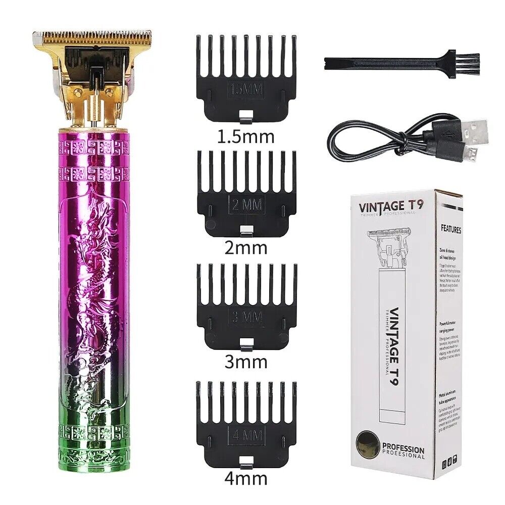 T9 USB Electric Hair Clipper for Men Hair Cutting Machine Rechargeable