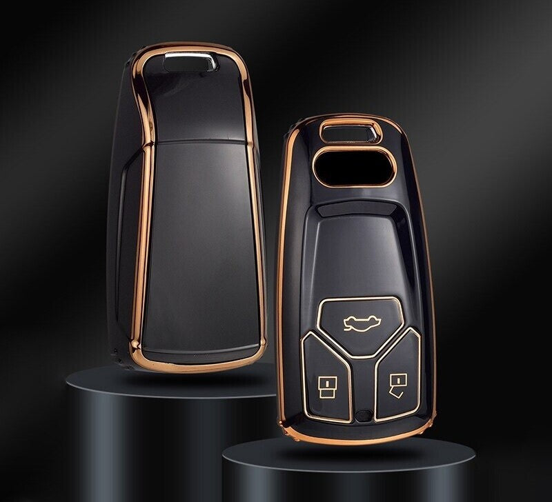 Car Key Case Cover for Audi A4 B9 A5 A6 8S 8W Q5 Q7 4M S4 S5 S7 TT TTS RS