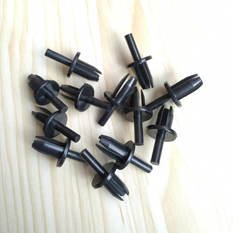 10x License Plate Holder Clips Rivet Deflector Panel Fasteners for BMW Porsche