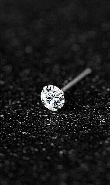 Silver Nose Stud Nose Piercing Stud (925 Sterling Silver 3 mm) 