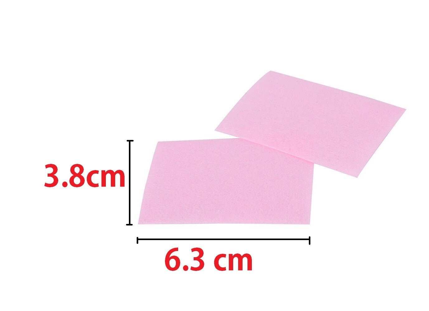 10x Small Nail Polish Remover Pads Paper Nail Cotton Pads Manicure Pedicure