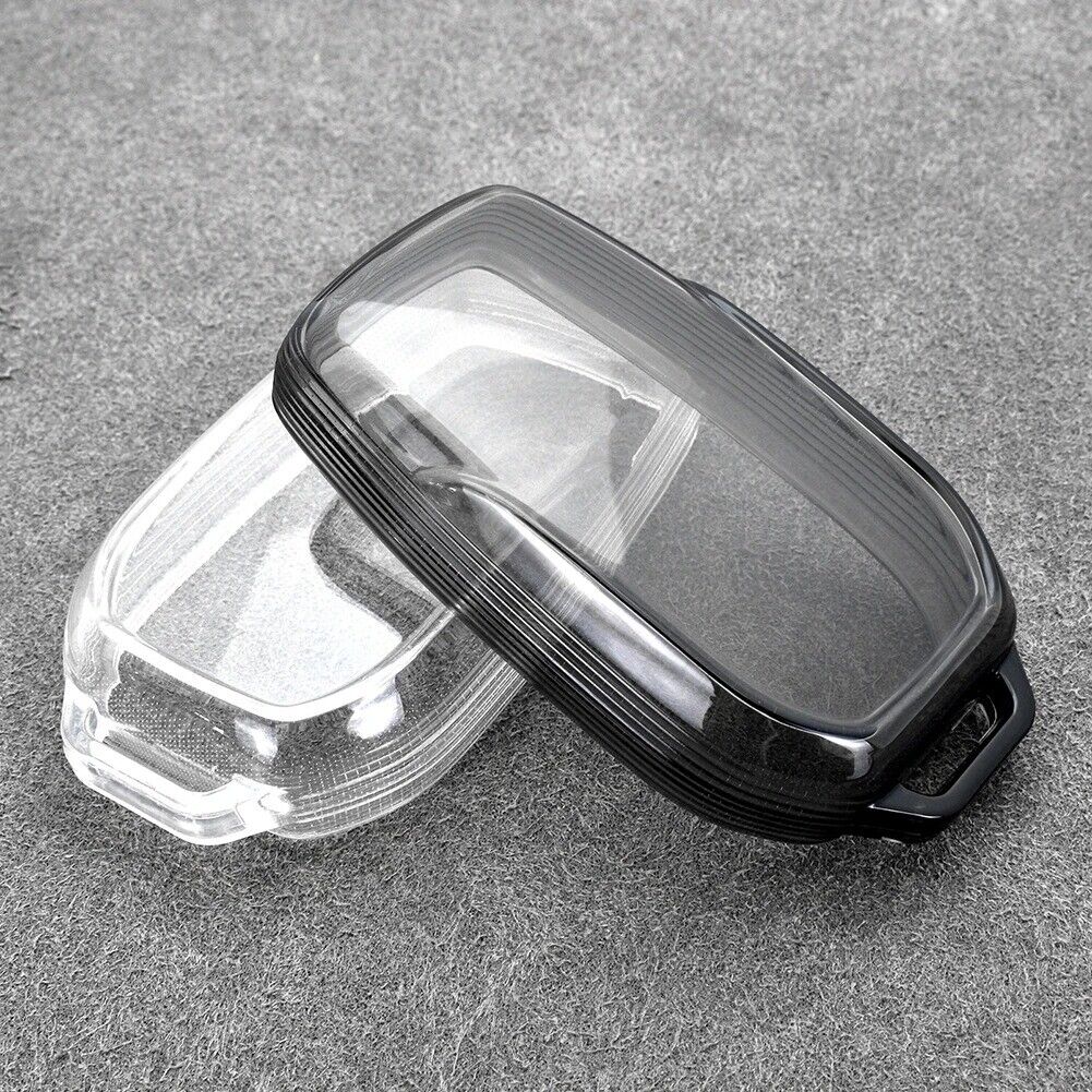 Black Transparent Car Key Fob Case Cover for Toyota Hilux Sienna Venza