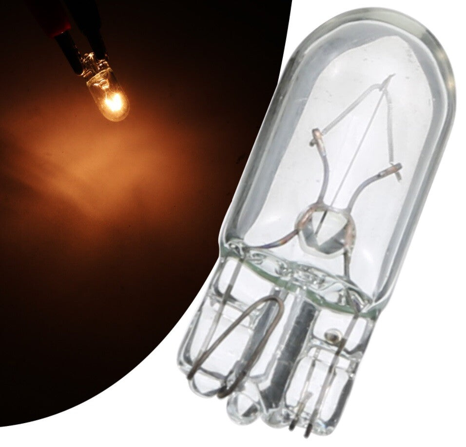 30x BULBS 501 SIDE LIGHT PUSH IN CAR CAPLESS NUMBER PLATE BULBS W5W 12V 5W