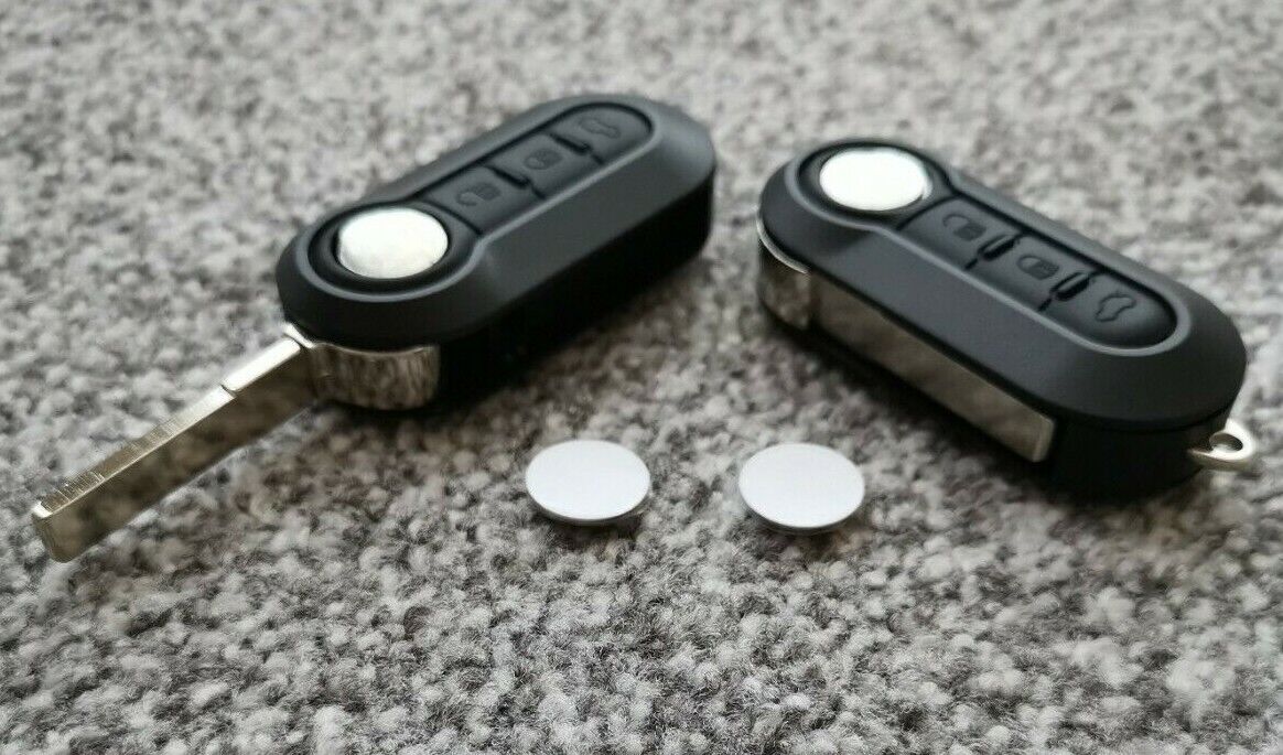 Fiat 3 Button Remote Key Shell Case for Fiat 500 Punto Panda Bravo Stilo