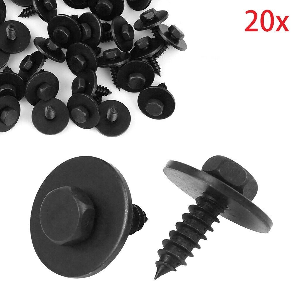 20x Hex Head Self Tapping Tapper Screws & Washers 4 x 19mm for BMW Other Cars