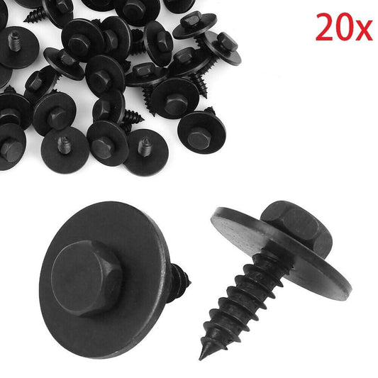 20x Hex Head Self Tapping Tapper Screws & Washers 4 x 19mm for BMW Other Cars