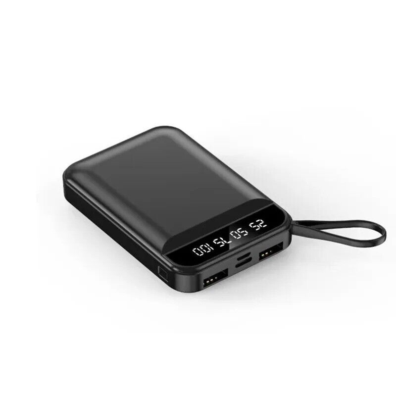 99000mAh Portable Mini Power Bank Digital Display Type-C Micro USB Ports