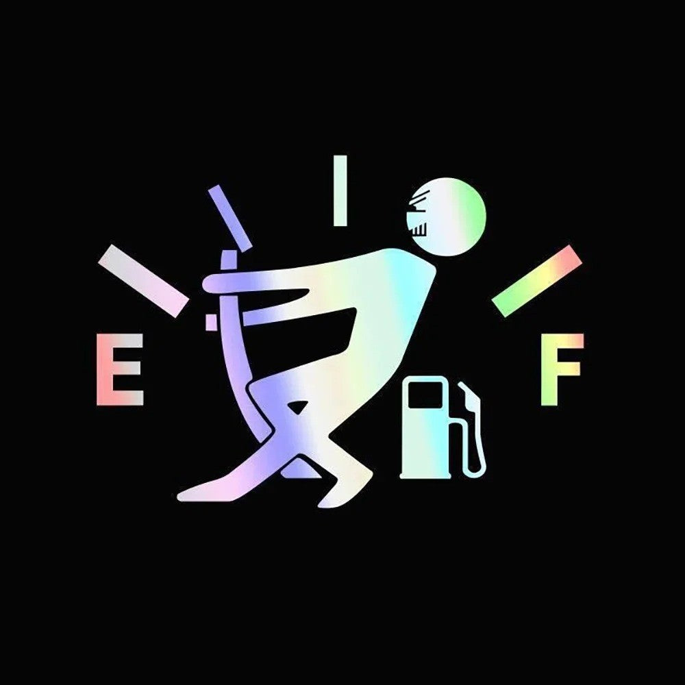 Car Sticker Pull Fuel Tank Pointer Reflective Vinyl Sticker