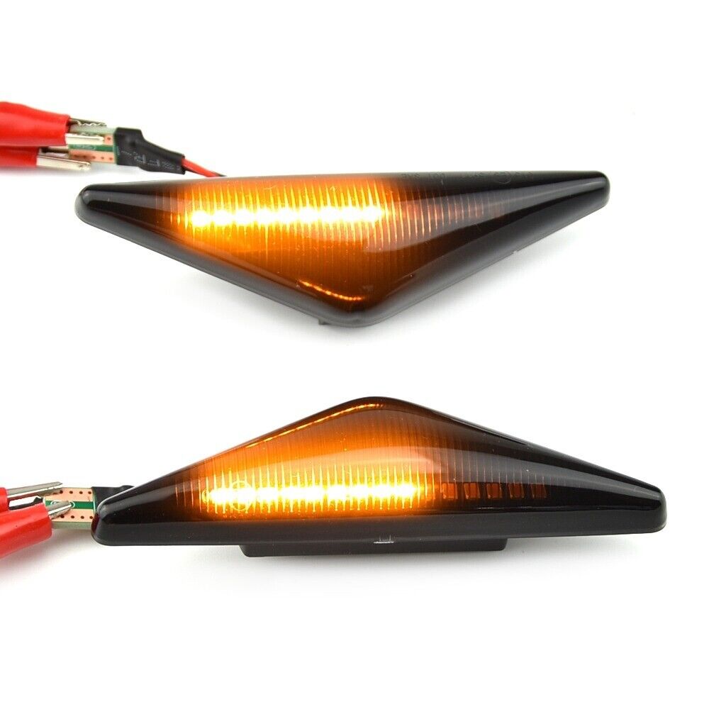 2x Dynamic Smoked Repeaters Lamps Lights for Ford MONDEO 3 MK3 FOCUS 1 MK1