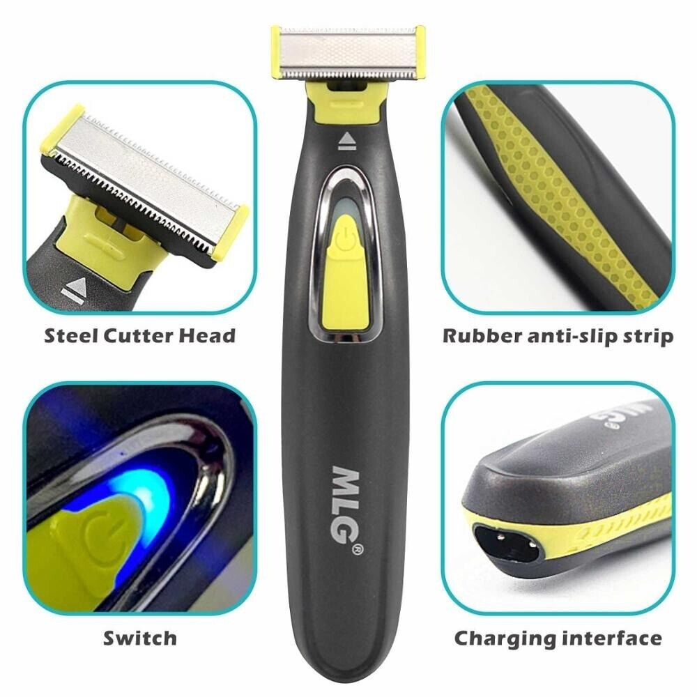 One Blade Hybrid Electric Trimmer Shaver USB Rechargeable Waterproof Shaver