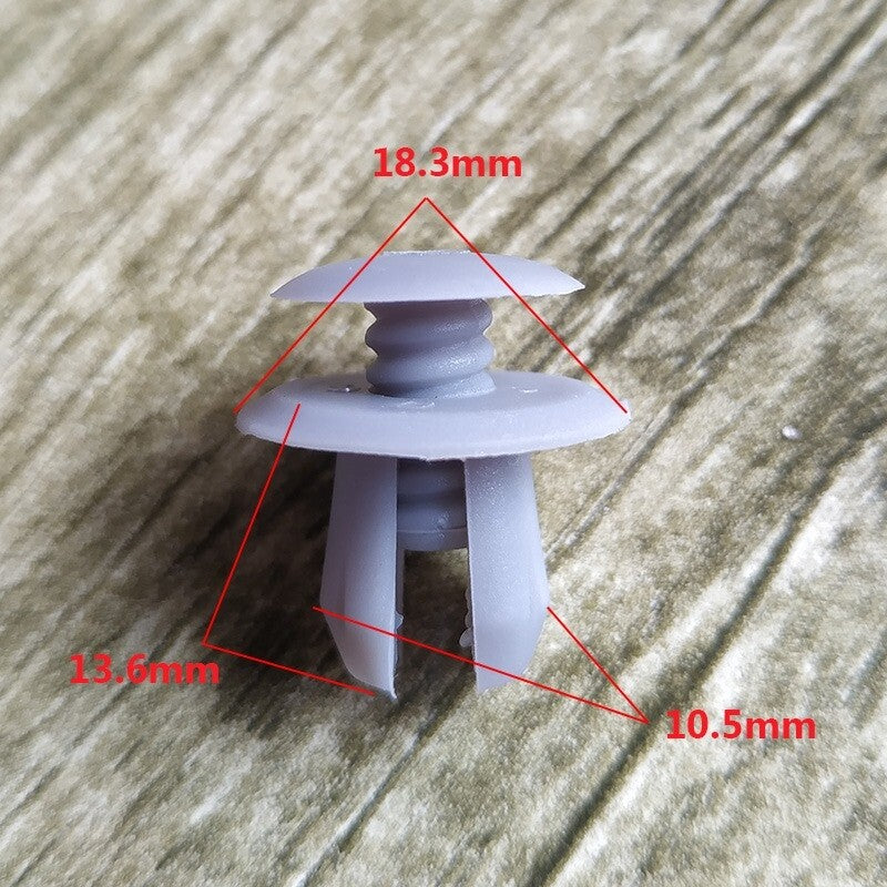 10x Car Fastener Trim Panel Clips 9mm Hole fits VW Volkswagen T4 T5 Transporter