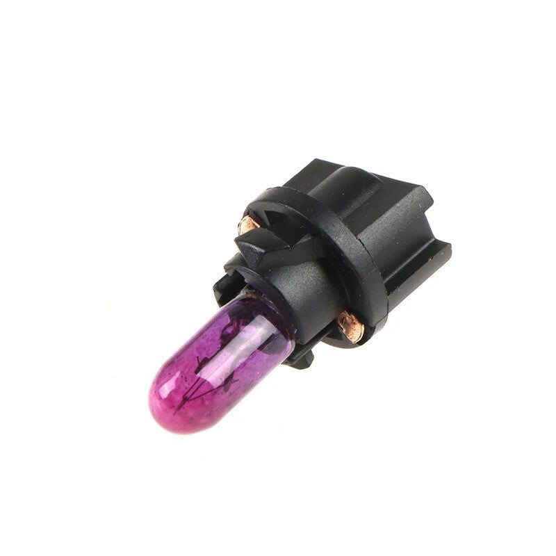 1x Purple T5 T6.5 Led Bulb W1.2WCar Interior Light Dashboard Heating Indicator